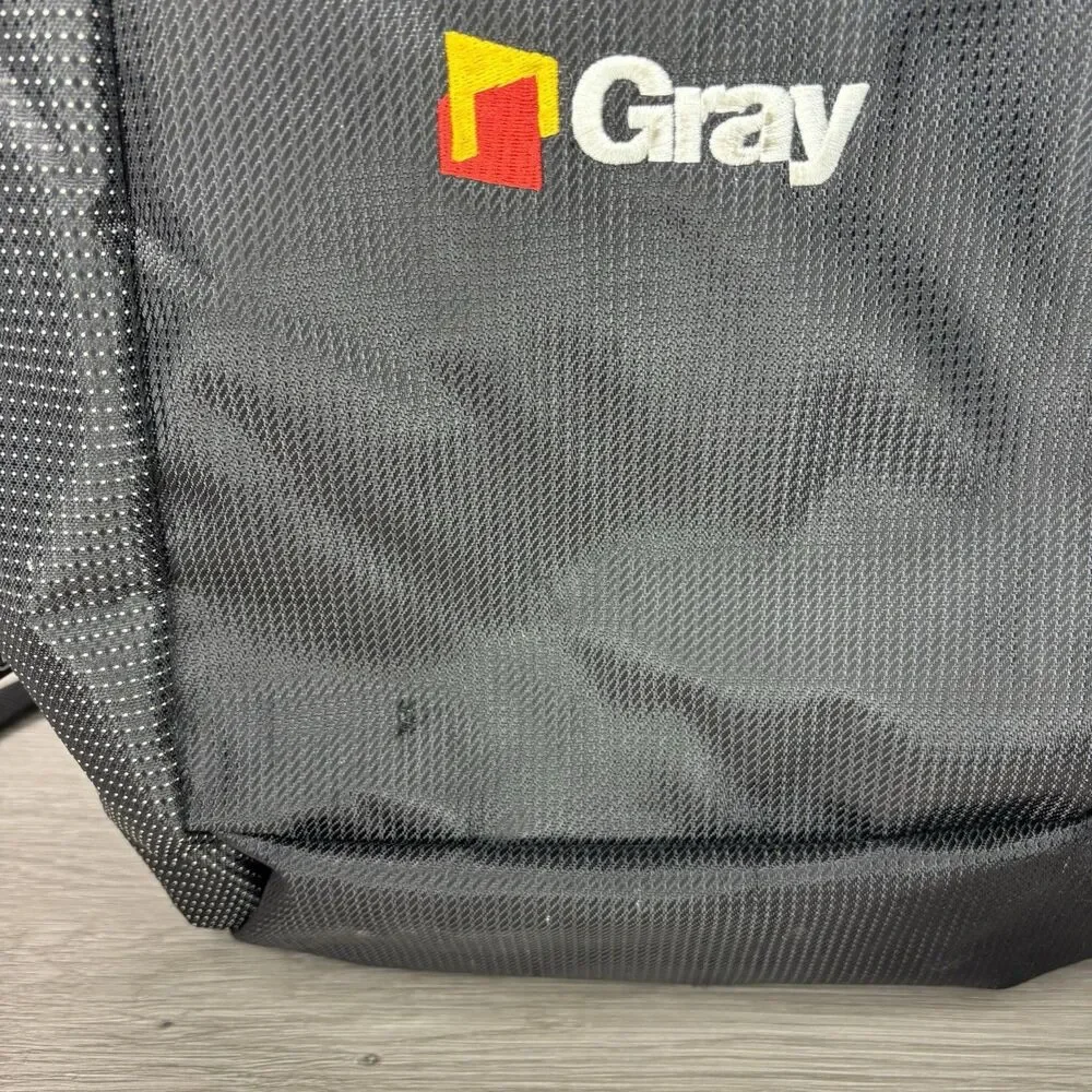 OGIO Black Branded Laptop Backpack Black Grey Padded School Travel Commuter Bag